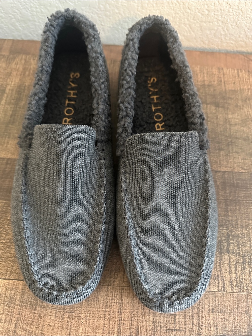 Men’s Rothy’s Gray Merino Wool Slippers
